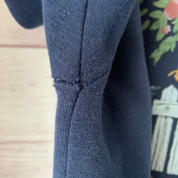 Vintage Timber Creek Sweatshirt Birdhouse Picket Fence Birds Apples 90s Size XL - Picture 9 of 16